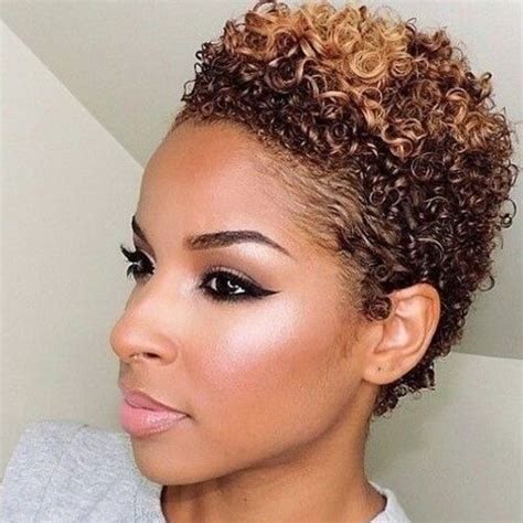 curly hairstyles for short hair black